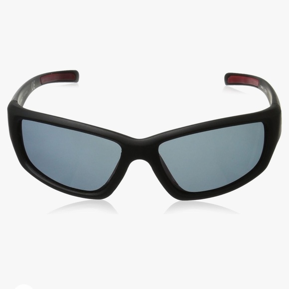 FOSTER GRANT Haven Unisex Wraparound Polarized Sunglasses Black EUC - Picture 2 of 12